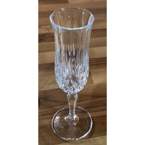 RCR Royal Crystal Rock 8” Fluted Champagne Glasses Aurea Italy Set Of 4 - Picture 10 of 10